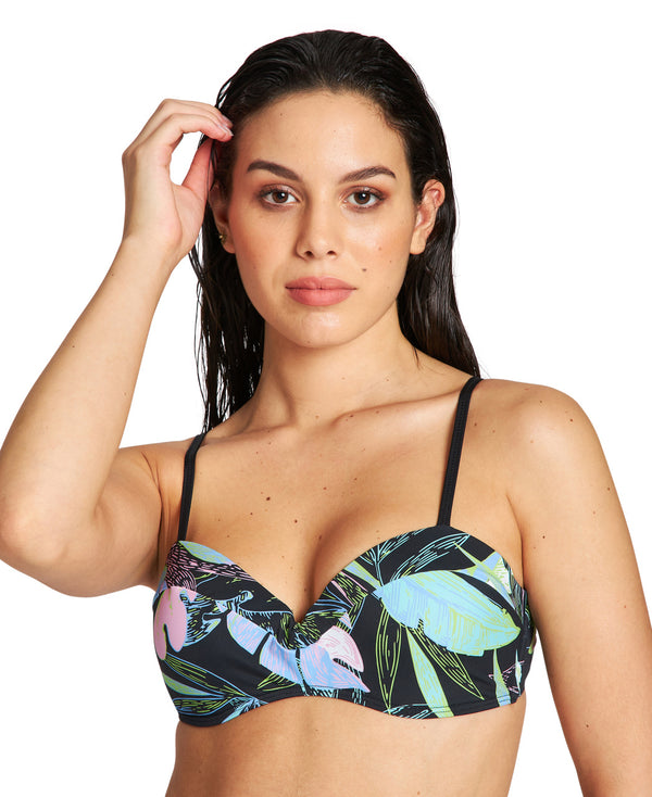 Cecilia Two Pieces naisten bikinit, musta