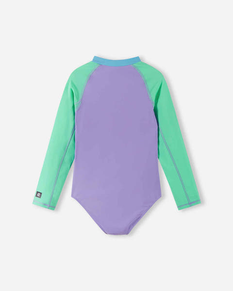 SunProof swimsuit, Waves, coral