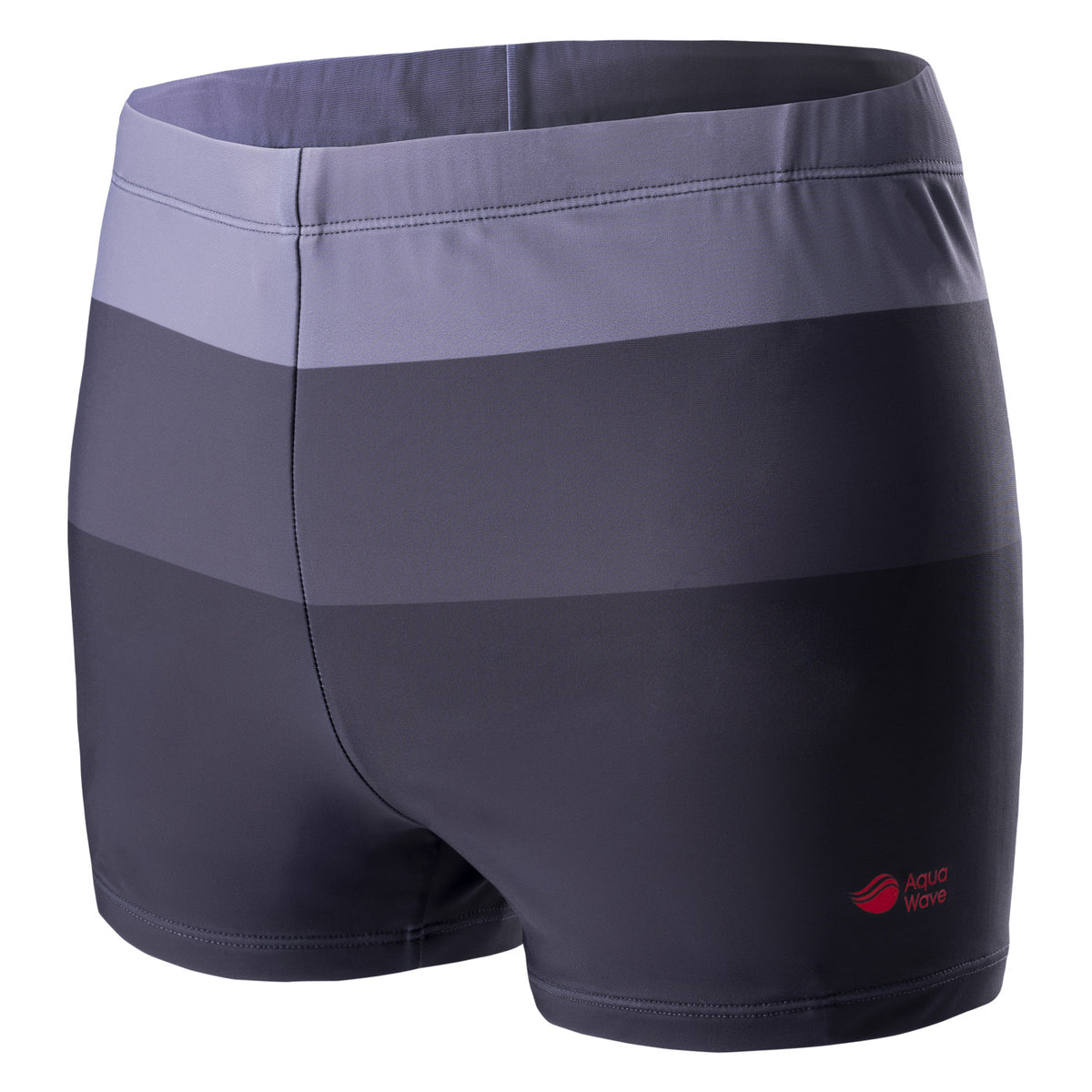 Stripe miesten boxer-uimahousut, harmaa raita
