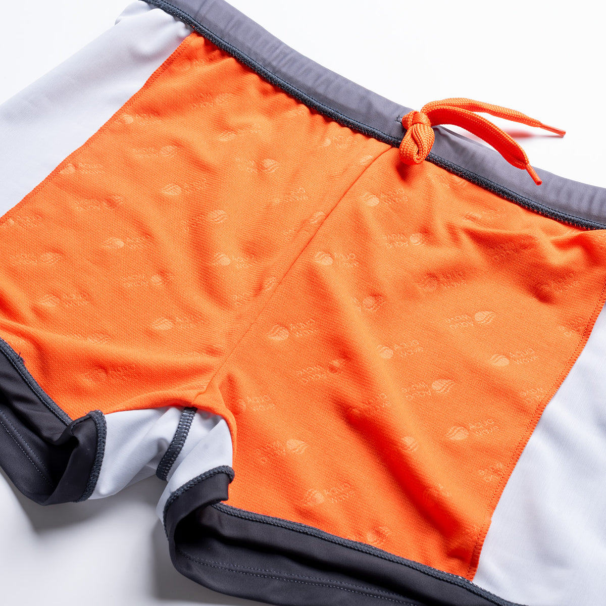 Stripe miesten boxer-uimahousut, harmaa raita