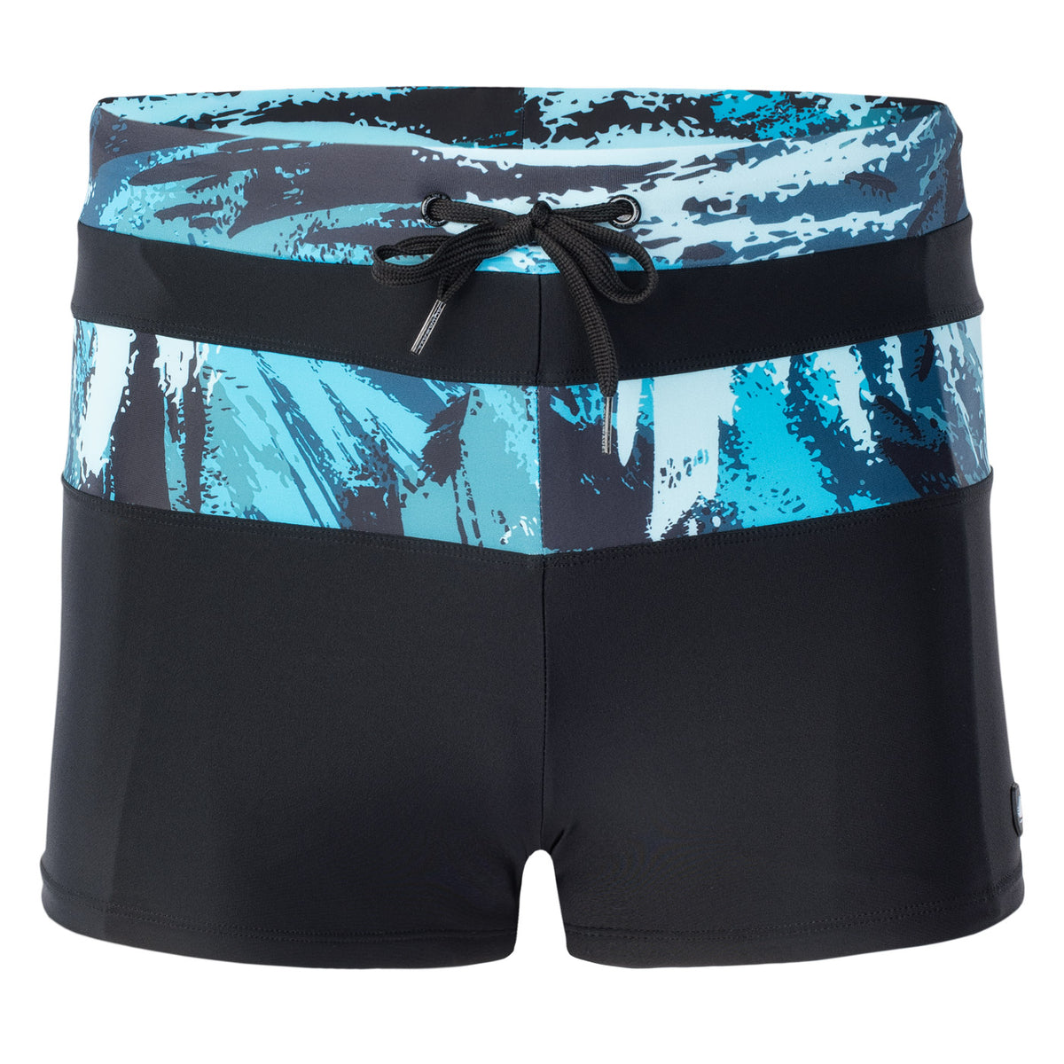 Tahu miesten boxer-uimahousut, musta-merikuosi