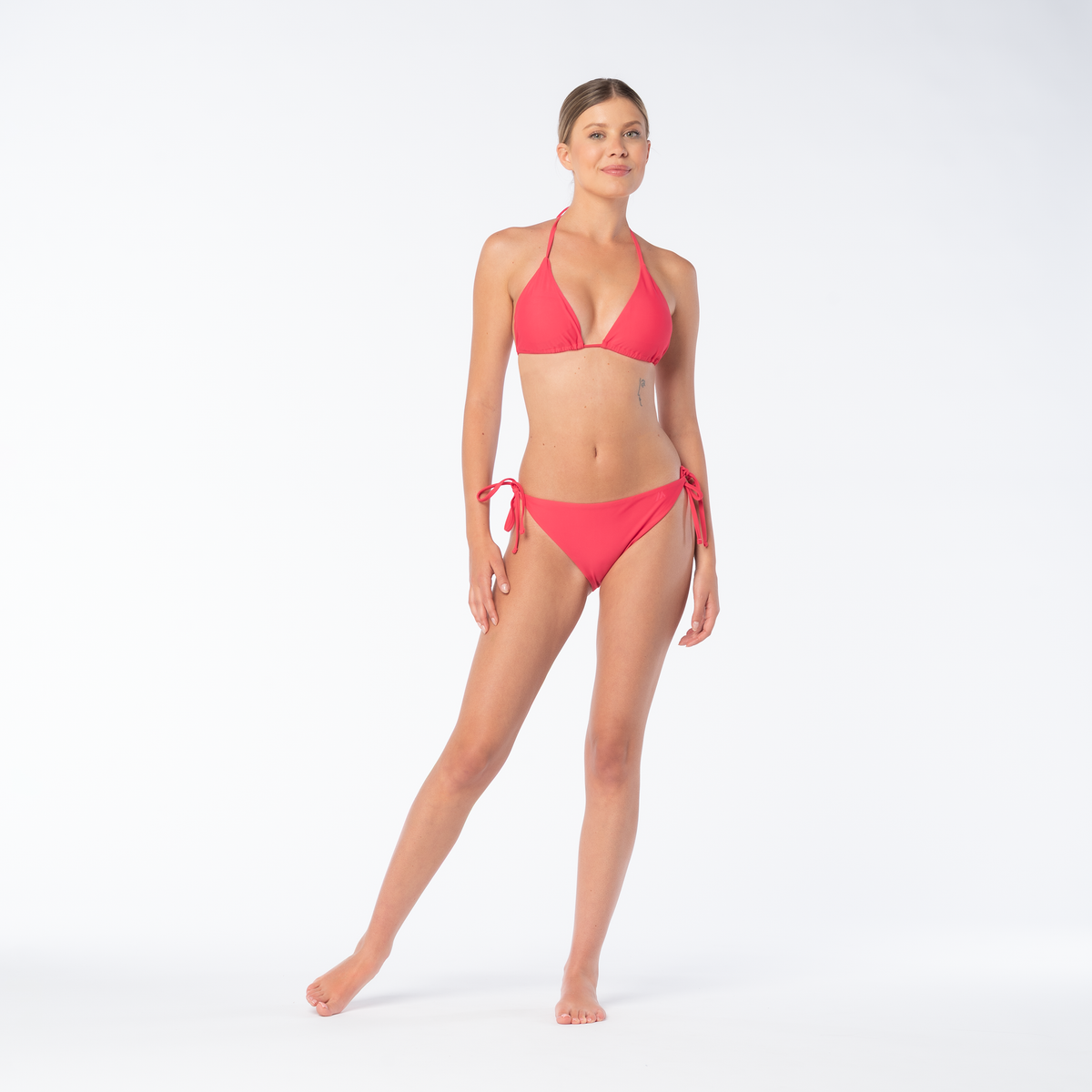 Lady Fibi naisten bikiniyläosa, atsaleanpunainen