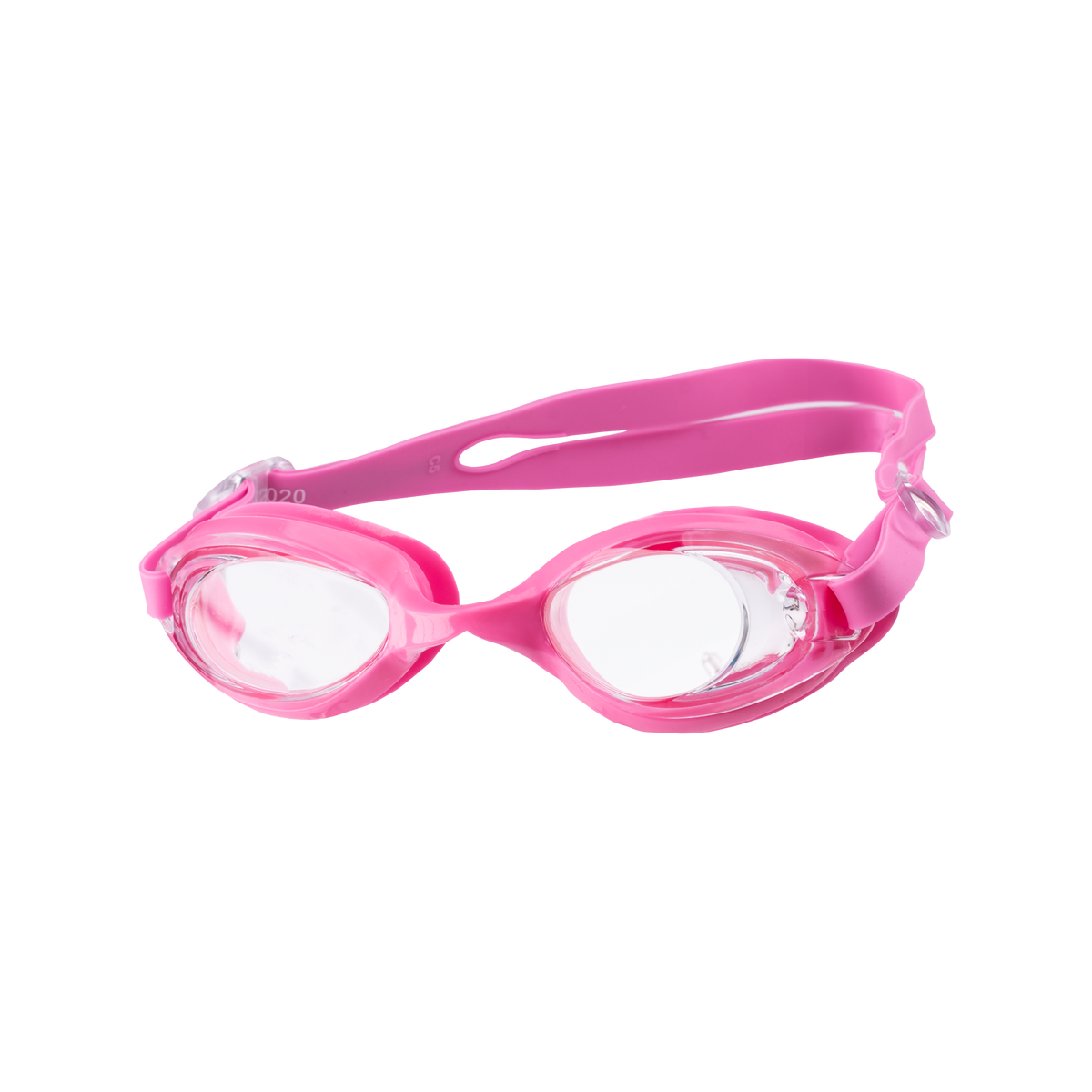 Coral lasten uimalasit, pinkki-läpinäkyvä