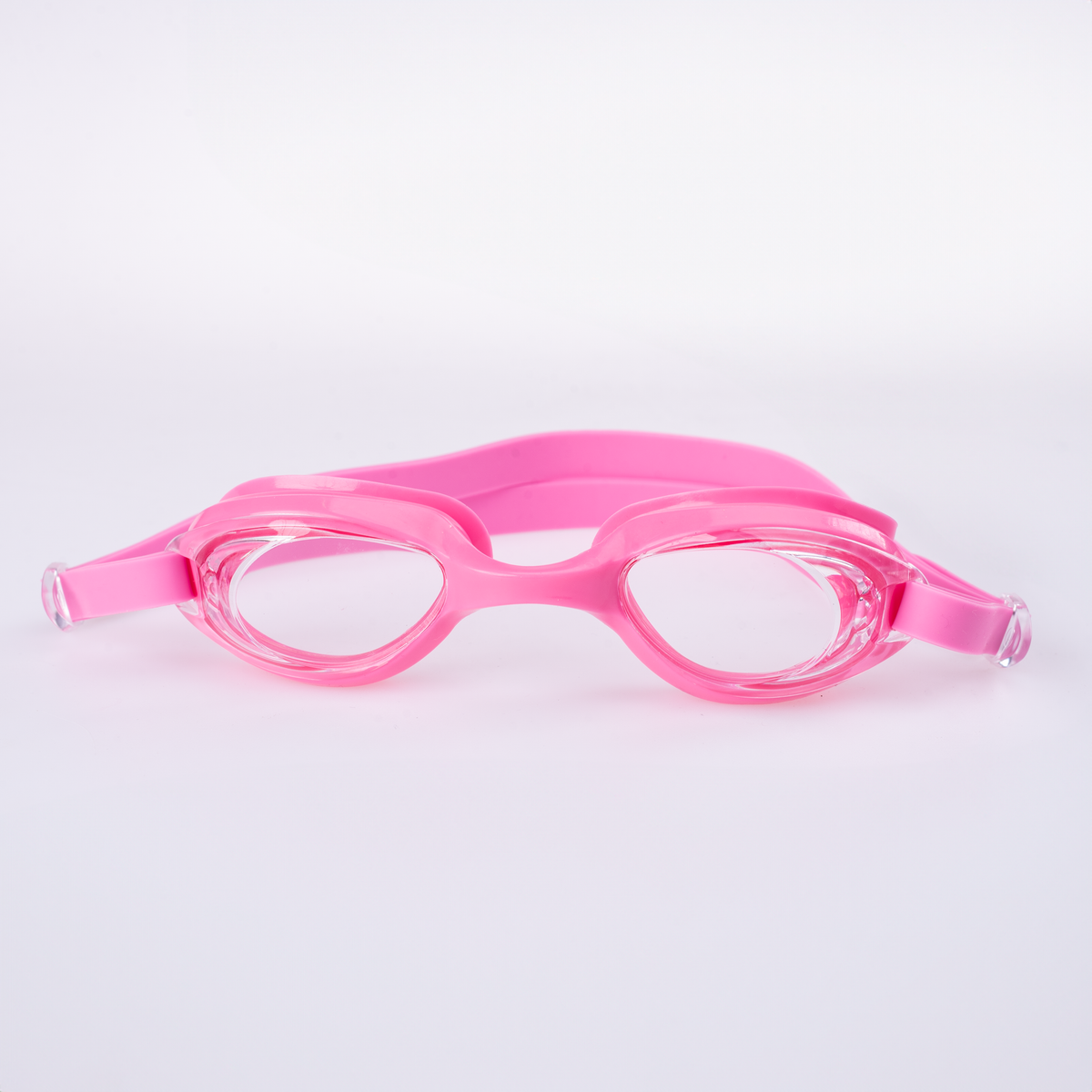 Coral lasten uimalasit, pinkki-läpinäkyvä