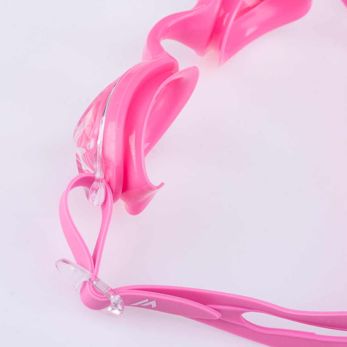 Coral lasten uimalasit, pinkki-läpinäkyvä