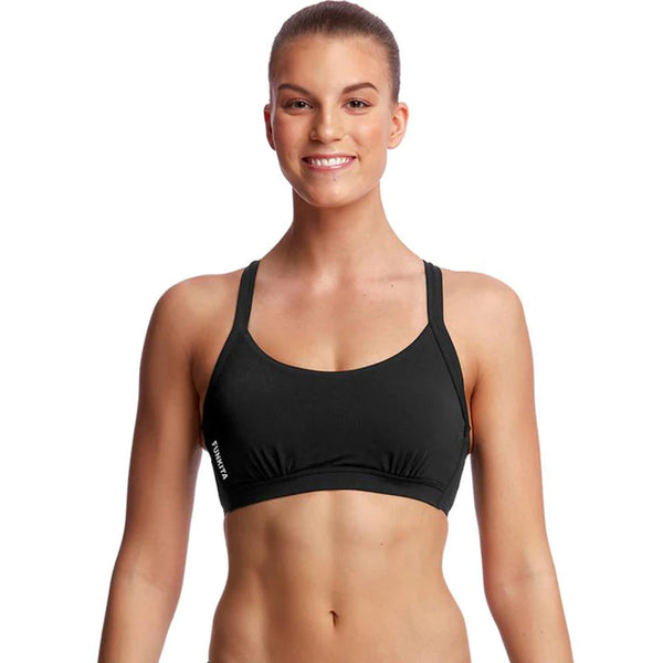 Still Black Hold Steady women's bikini top