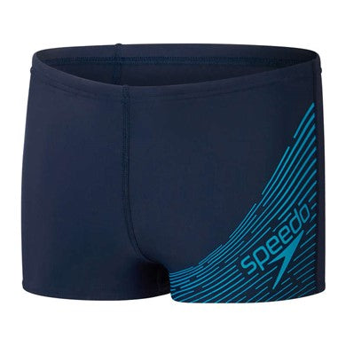 Medley Logo Aquashort boys' swimming trunks, dark blue