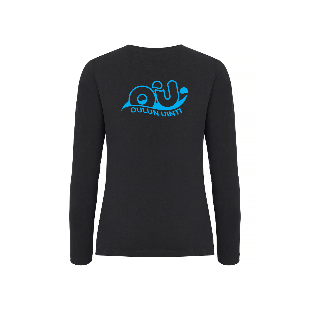 Women's Basic-T L/S long-sleeved shirt, black - Oulu Swimming