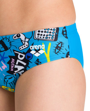 Playful Jr Brief poikien uimahousut, sininen