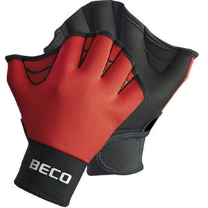 Water running gloves with an open tip, soft