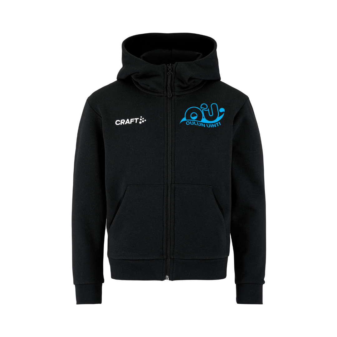 Youth Zip-Up Community 2.0 Logo Fz Hoodie - Oulu Swimming