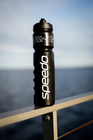 Speedo 1 ltr Water Bottle, black