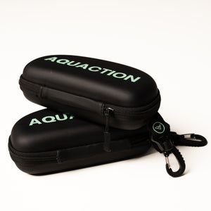 Aqua swimming goggles case, black