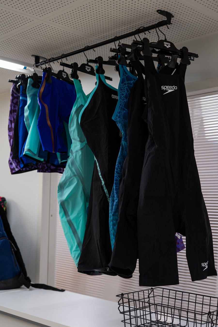 Racing suits at the Aquaction store