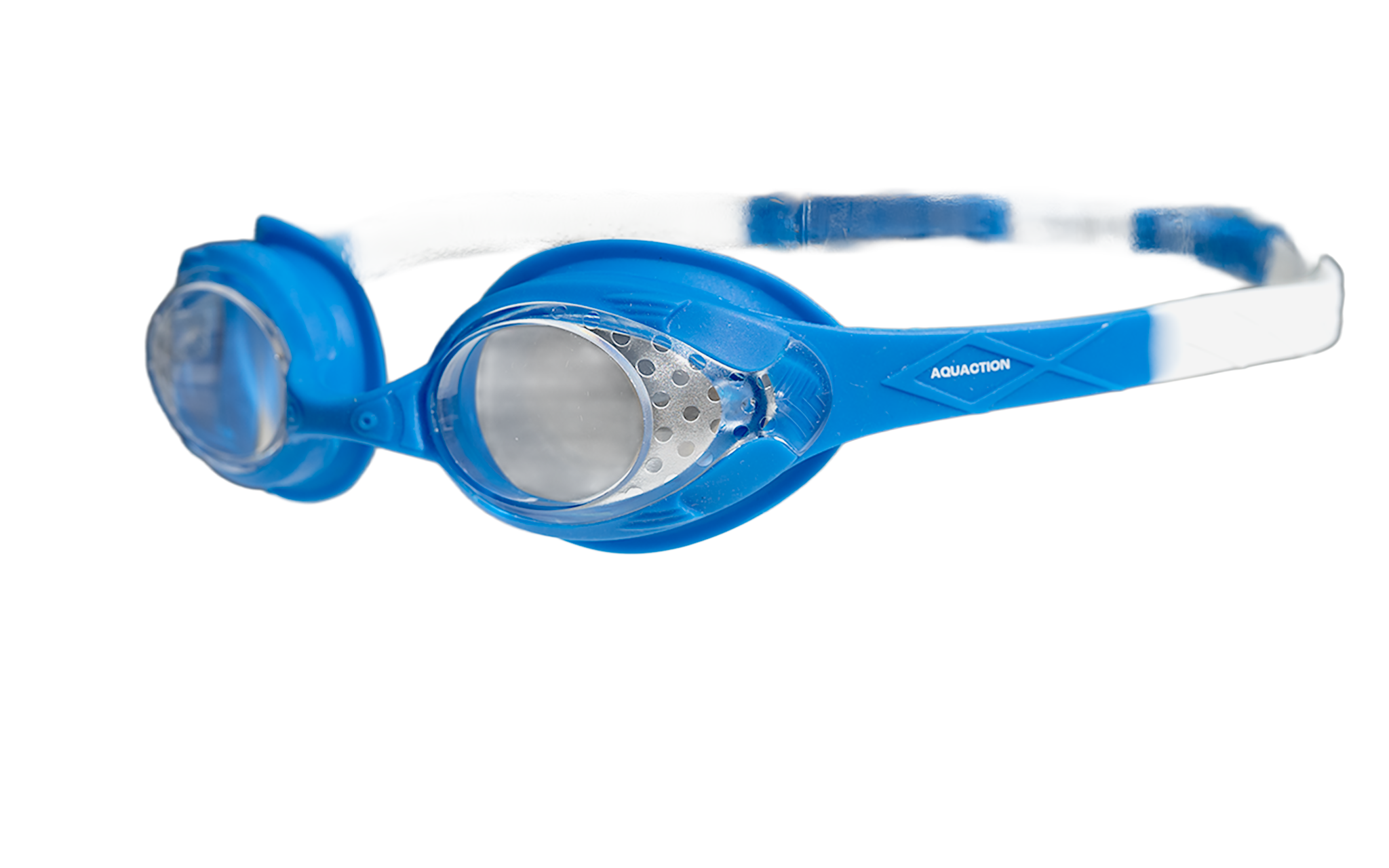 AquaKids children's swimming goggles, blue-white