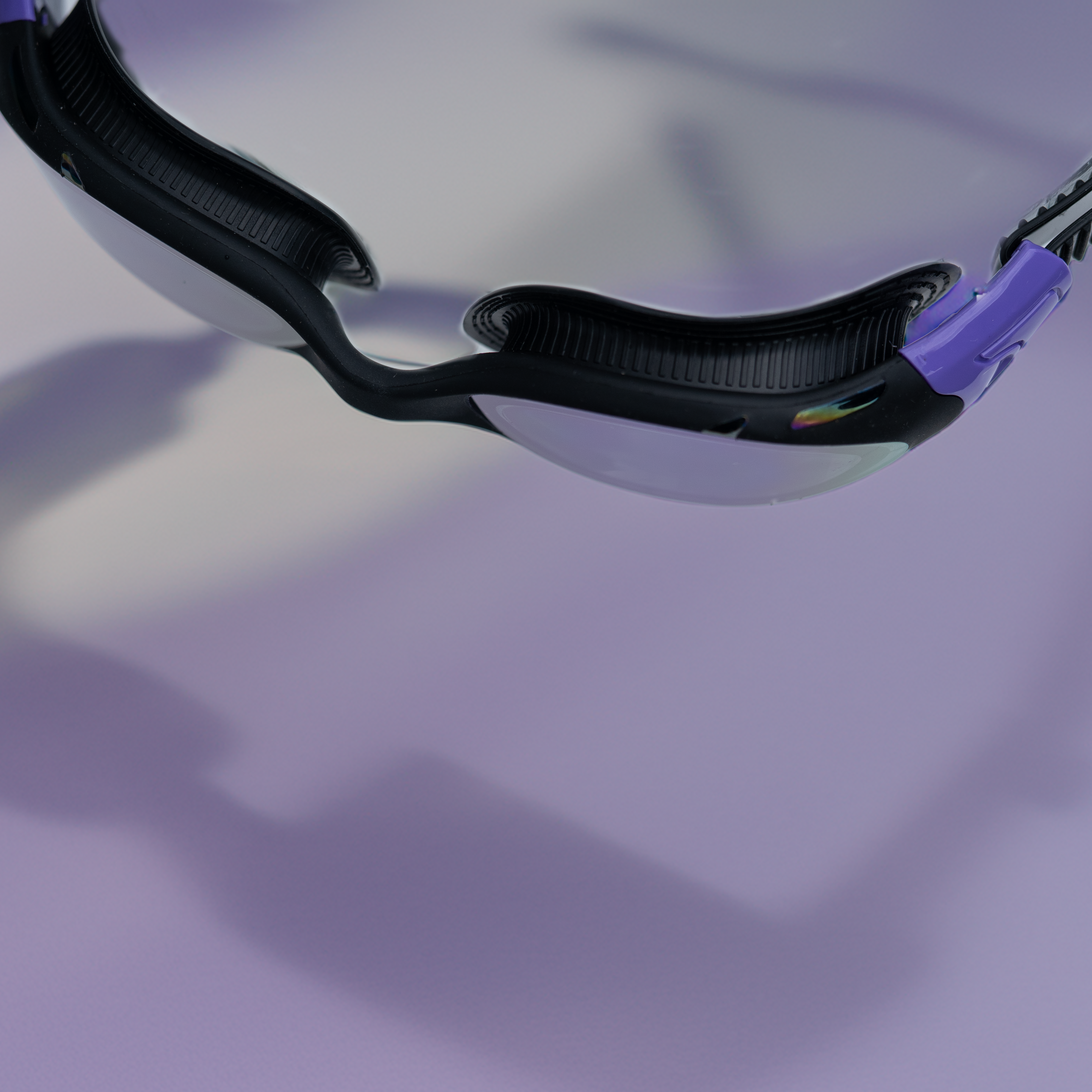 AquaCore Mirror swimming goggles, black-purple