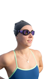 AquaCore Mirror swimming goggles, black-purple