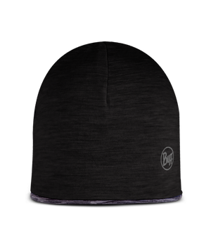 Merino summer beanie Lightweight Jr Beanie Black-Graphite