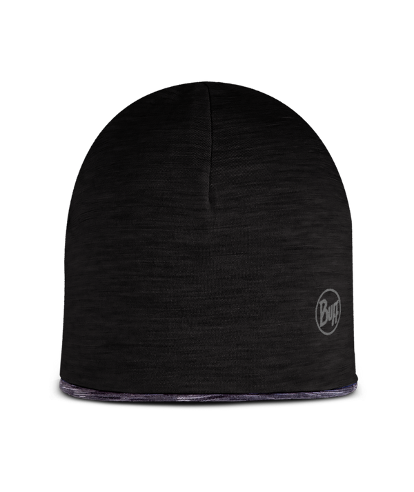 Merino summer beanie Lightweight Jr Beanie Black-Graphite