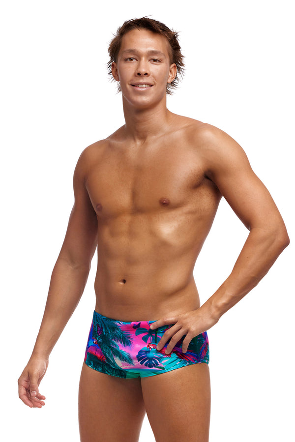 The Beach men's swimming trunks