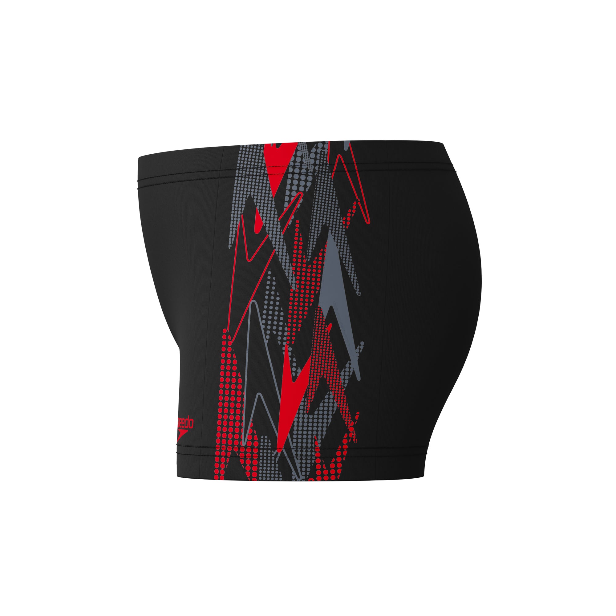 Placement Aquashort Poikien Uimahousut, musta-punainen