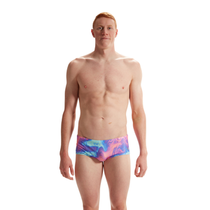 13.5cm Club Training Allover Brief miesten uimahousut, pastelli