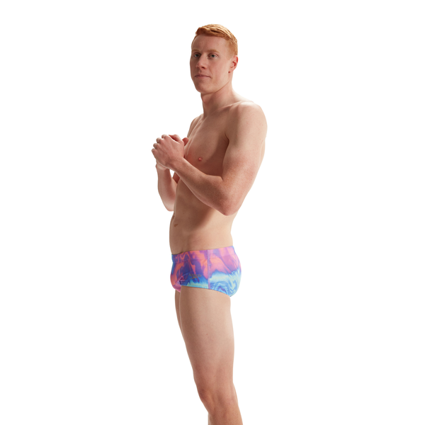 13.5cm Club Training Allover Brief miesten uimahousut, pastelli