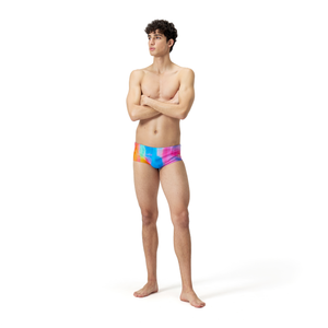 13.5cm Club Training Allover Brief men's swimming trunks, colorful