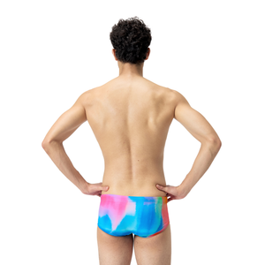 13.5cm Club Training Allover Brief men's swimming trunks, colorful