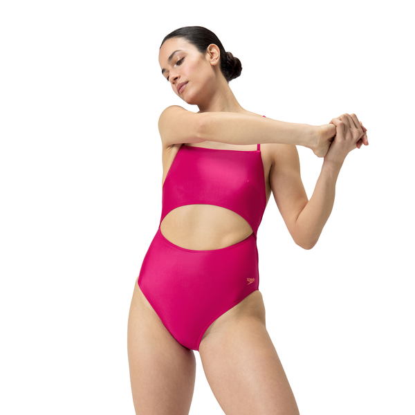 New on Trend women's swimsuit, fuchsia