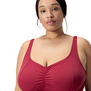 Shaping AquaNite Plus Size women's swimsuit, red