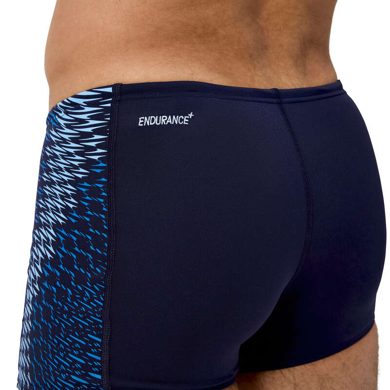 End+ Tech Panel Aquashort men's swimming shorts, black-blue