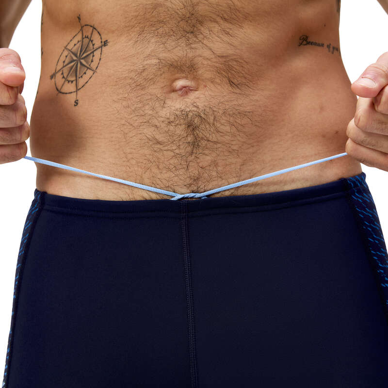End+ Tech Panel Aquashort men's swimming shorts, black-blue