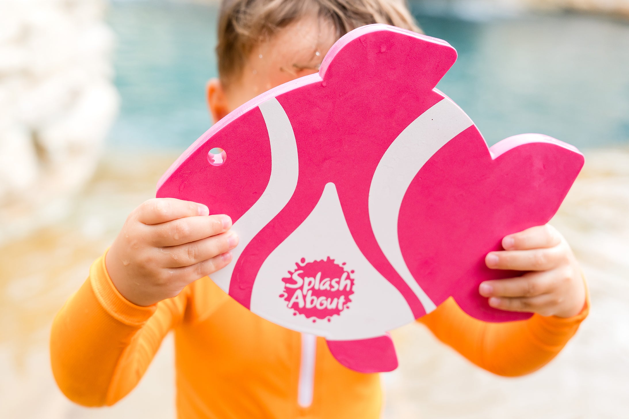 Bath & Pool Mirror kelluva peili, Pink & White Fish