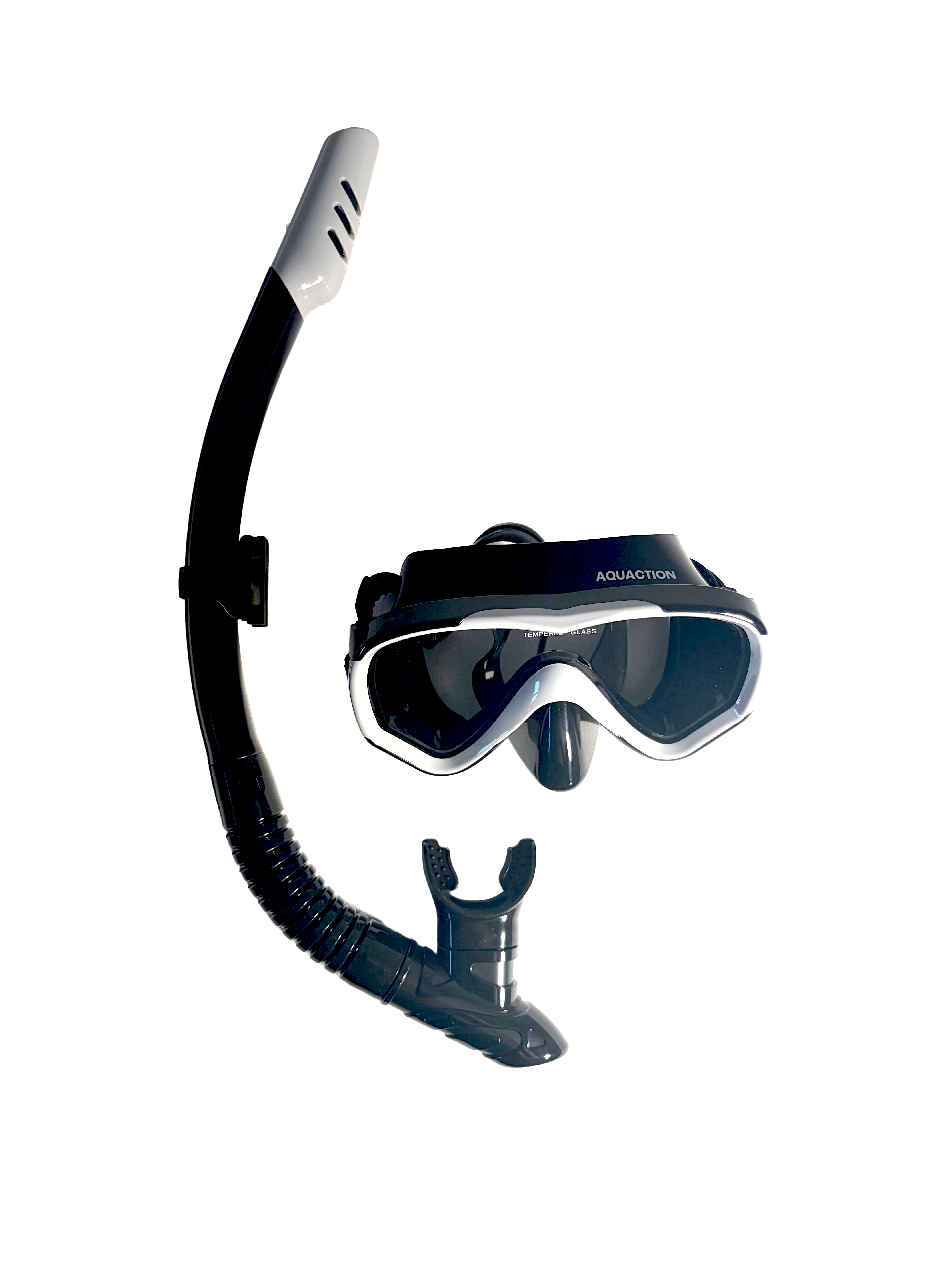 Aquadive Adult Snorkel Set, Blue-Mint