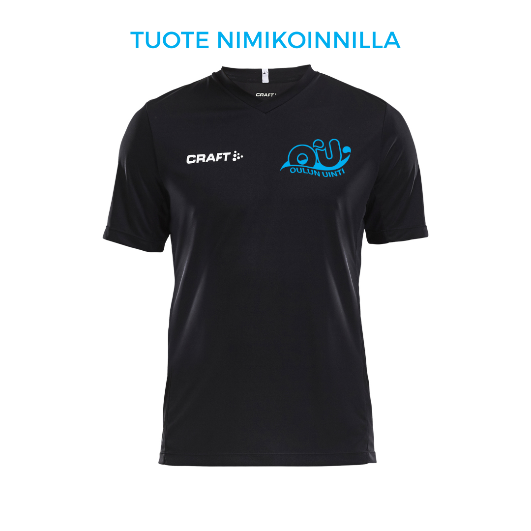 Men's Squad Go Jersey T-shirt - Oulu swimming + name printing