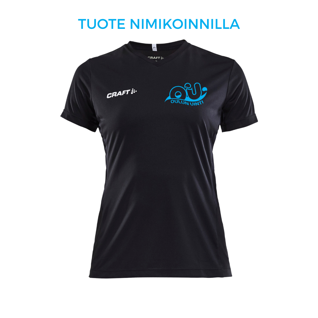 Women's Squad Go Jersey T-shirt - Oulun Uinti + name print