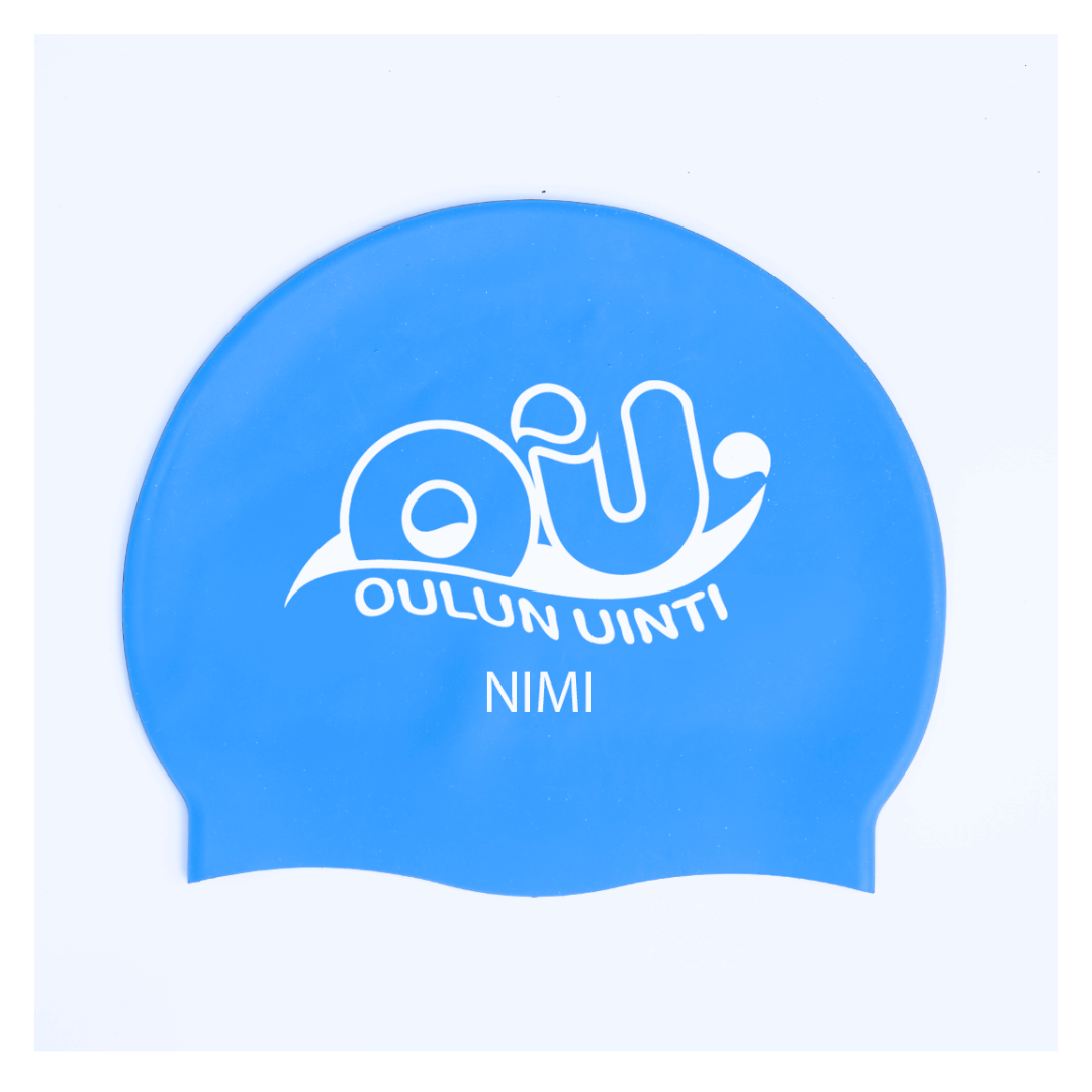 Oulun Uinti - named swimming cap 2 pcs blue