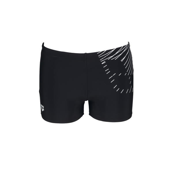 Trick short Men's swimming trunks, black/white