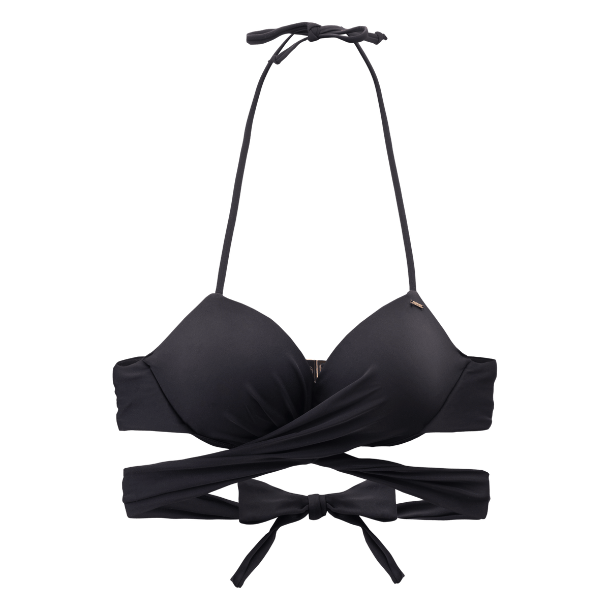 Alcantara naisten bikiniyläosa, musta