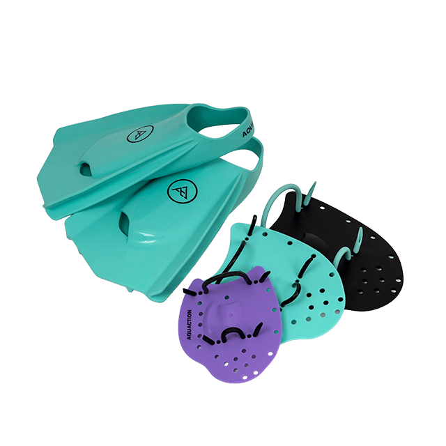 Aquaction must haves tuotepaketti - Aquafin uimaräpylät & Aqua Paddle lättäritAquaction