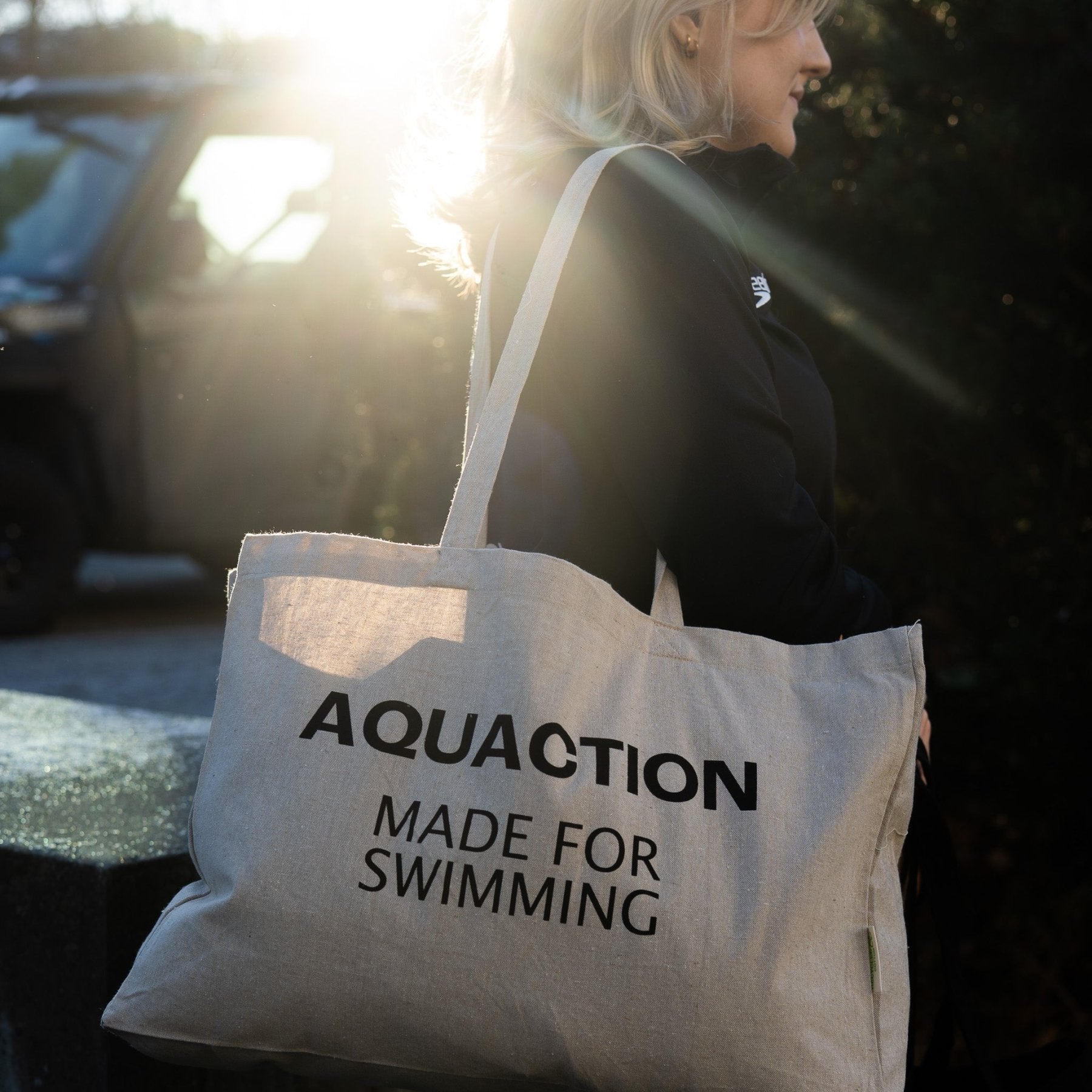 Aquaction Totekassi - puuvillakassi kierrätettyAquaction