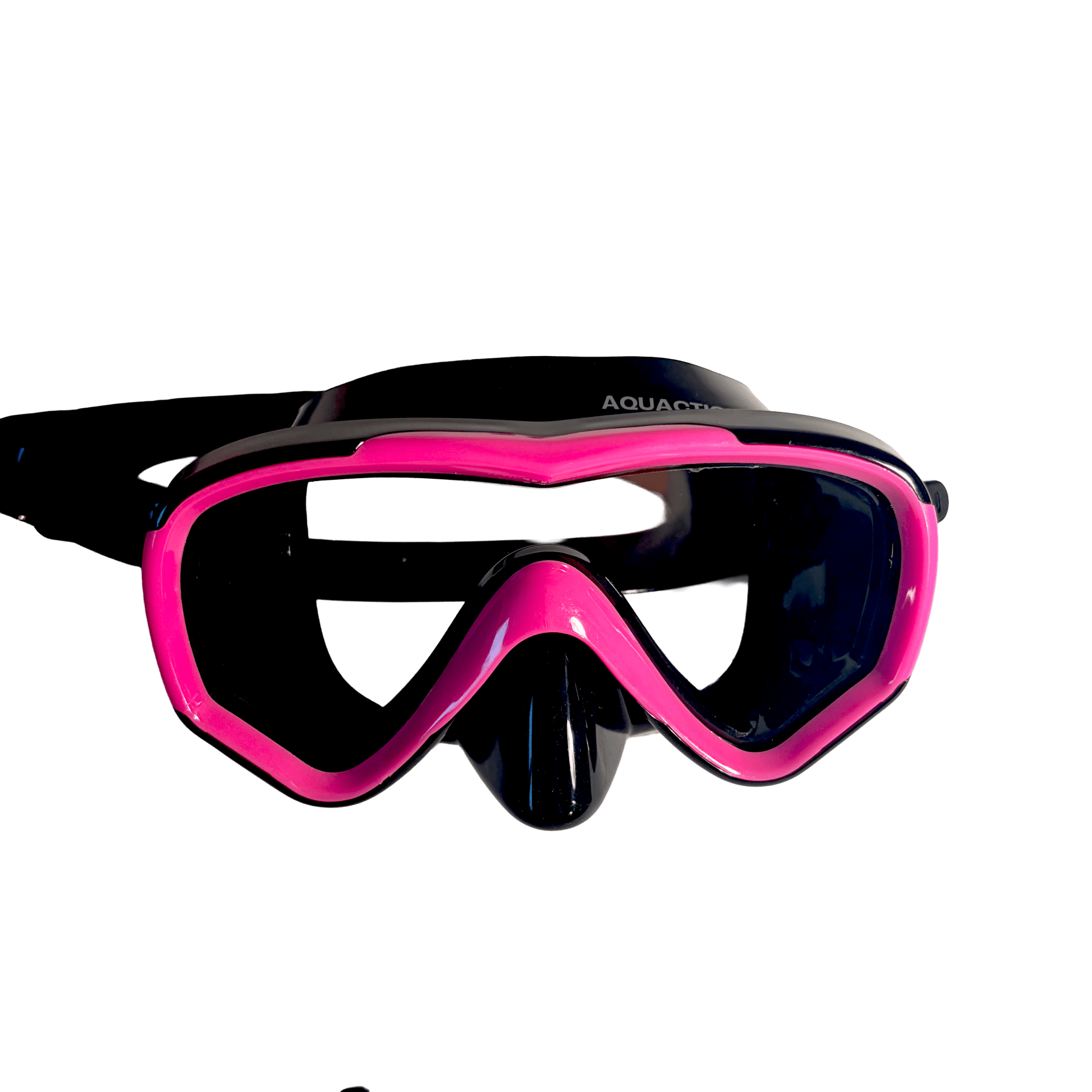 Aquadive aikuisten snorkkelisetti, musta-pinkkiAquaction