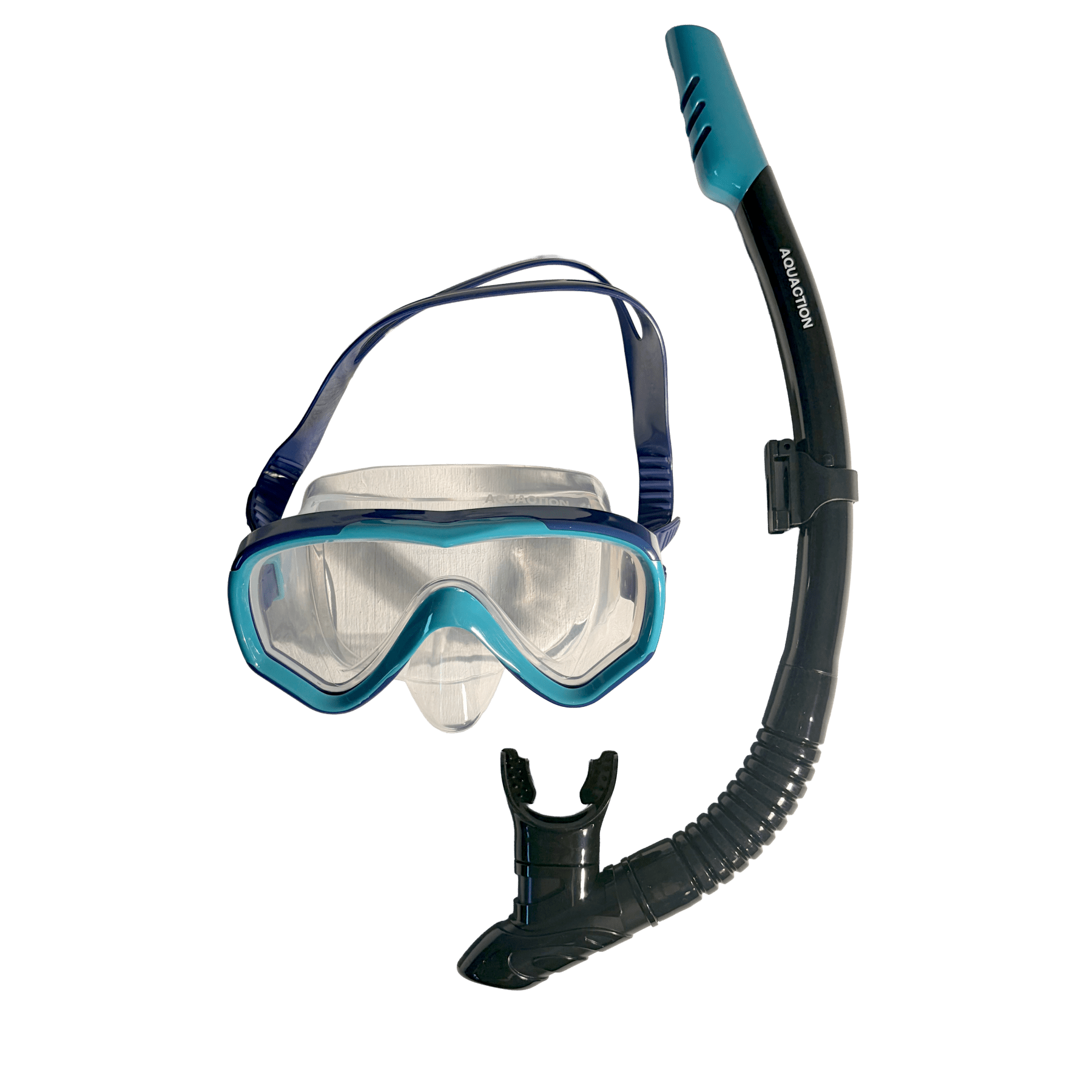 Aquadive aikuisten snorkkelisetti, navy-vihreäAquaction