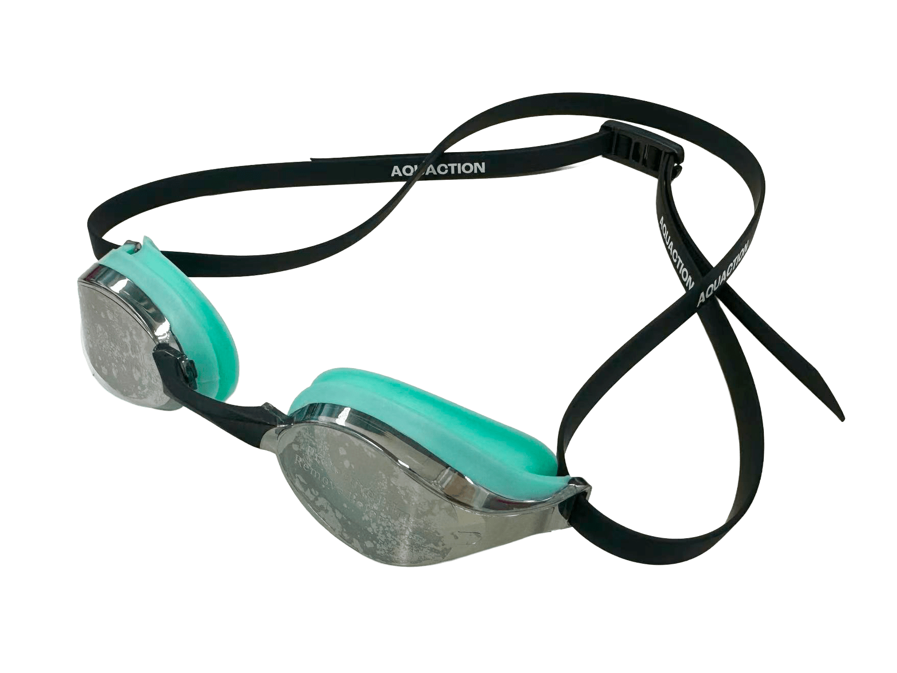 AquaPulse Mirror uimalasit, hopea - minttuAquaction