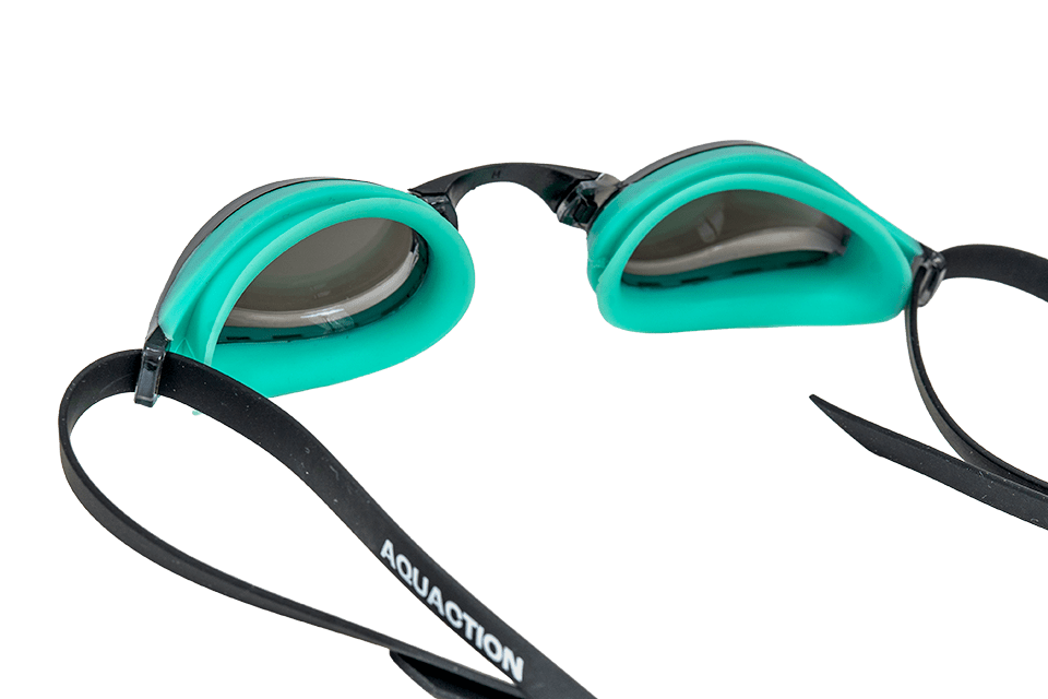 AquaPulse Mirror uimalasit, hopea - minttuAquaction