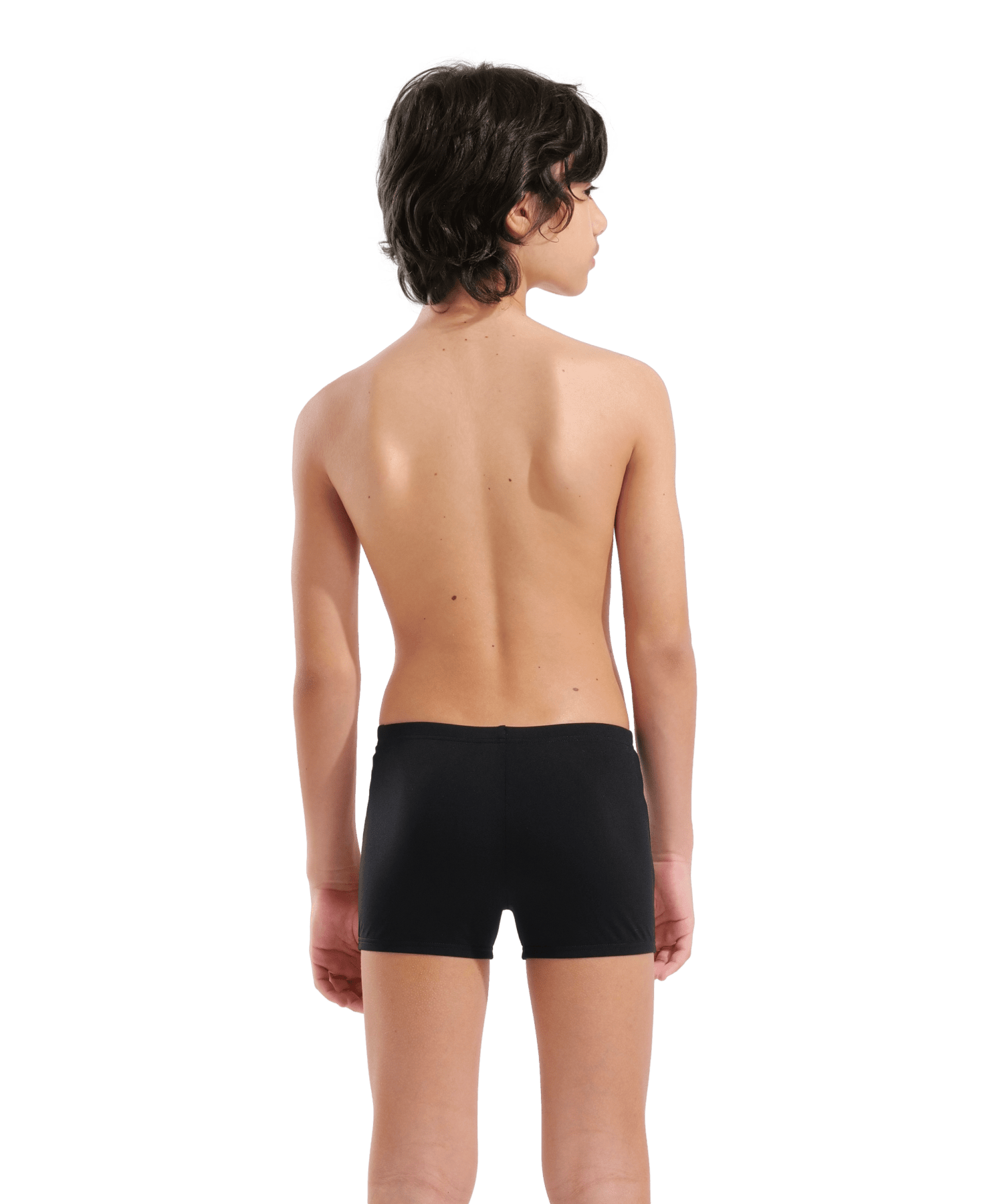 Arena Bright Swim Short poikien uimahousut, musta - oranssiArena