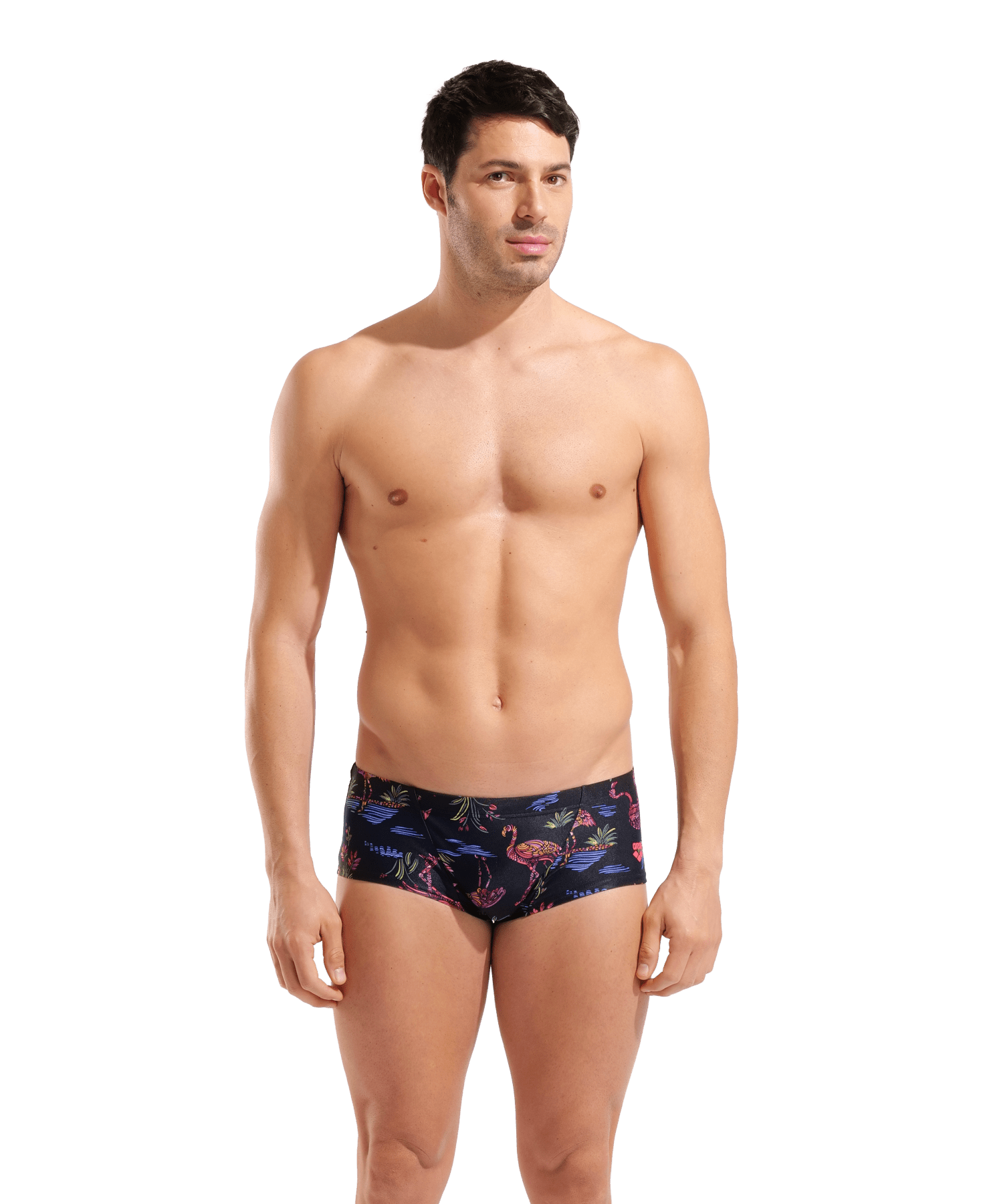 Arena Flamingo Swim Low Waist Short miesten uimahousut, mustaArena