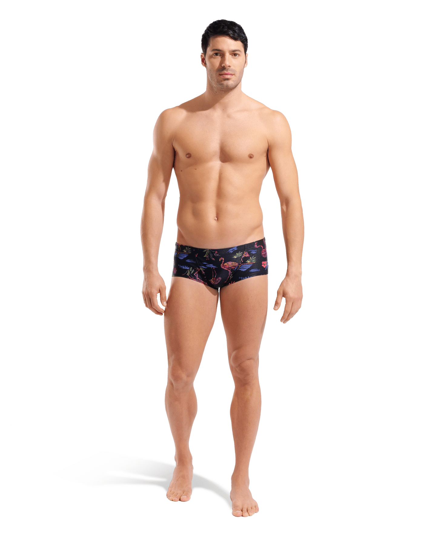 Arena Flamingo Swim Low Waist Short miesten uimahousut, mustaArena