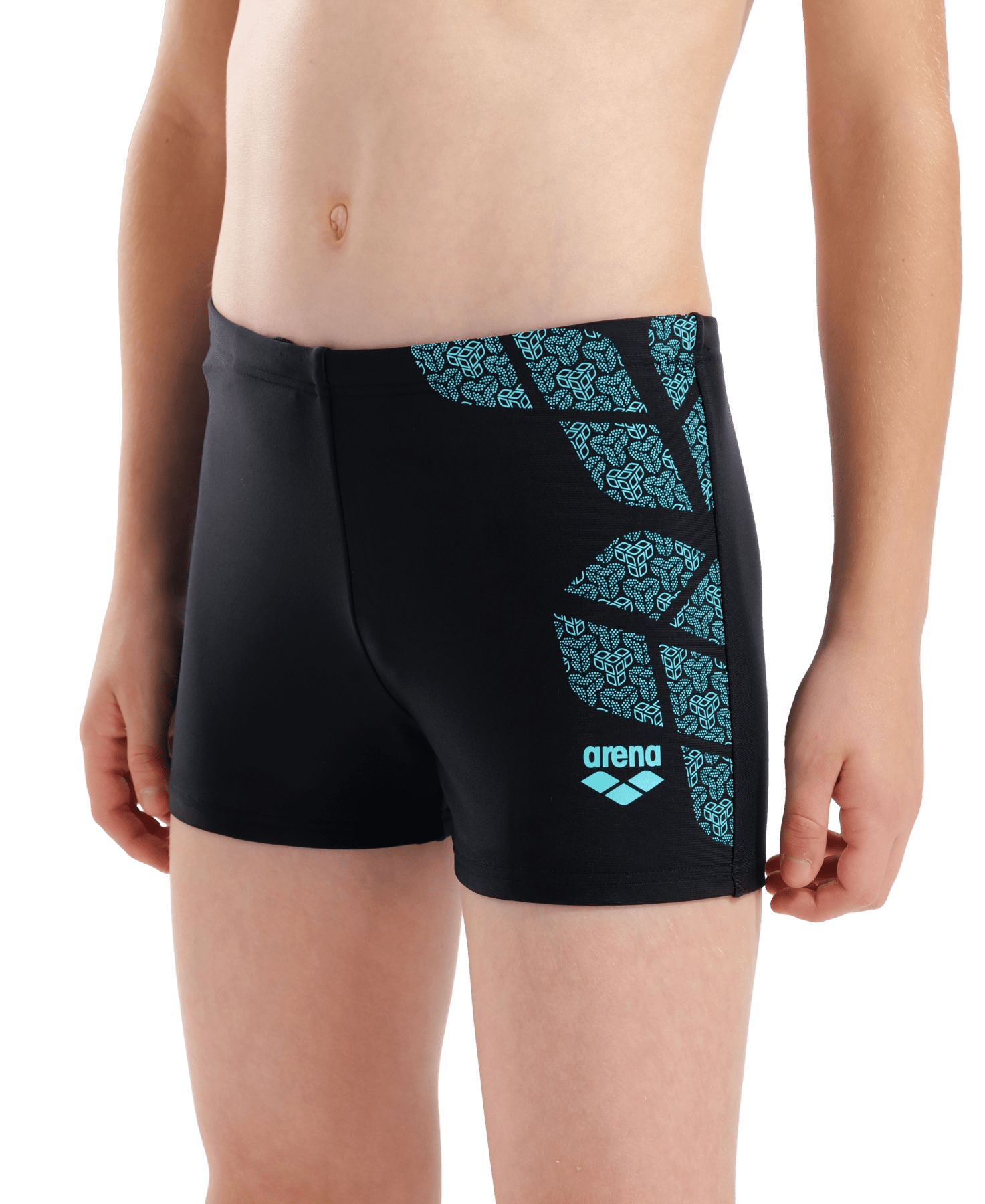 Arena Kikko Swim Short poikien uimahousut, musta - sininenArena